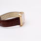 2001 Pulsar Quartz Straight Grain Golden Dial Men's Wrist-Watch