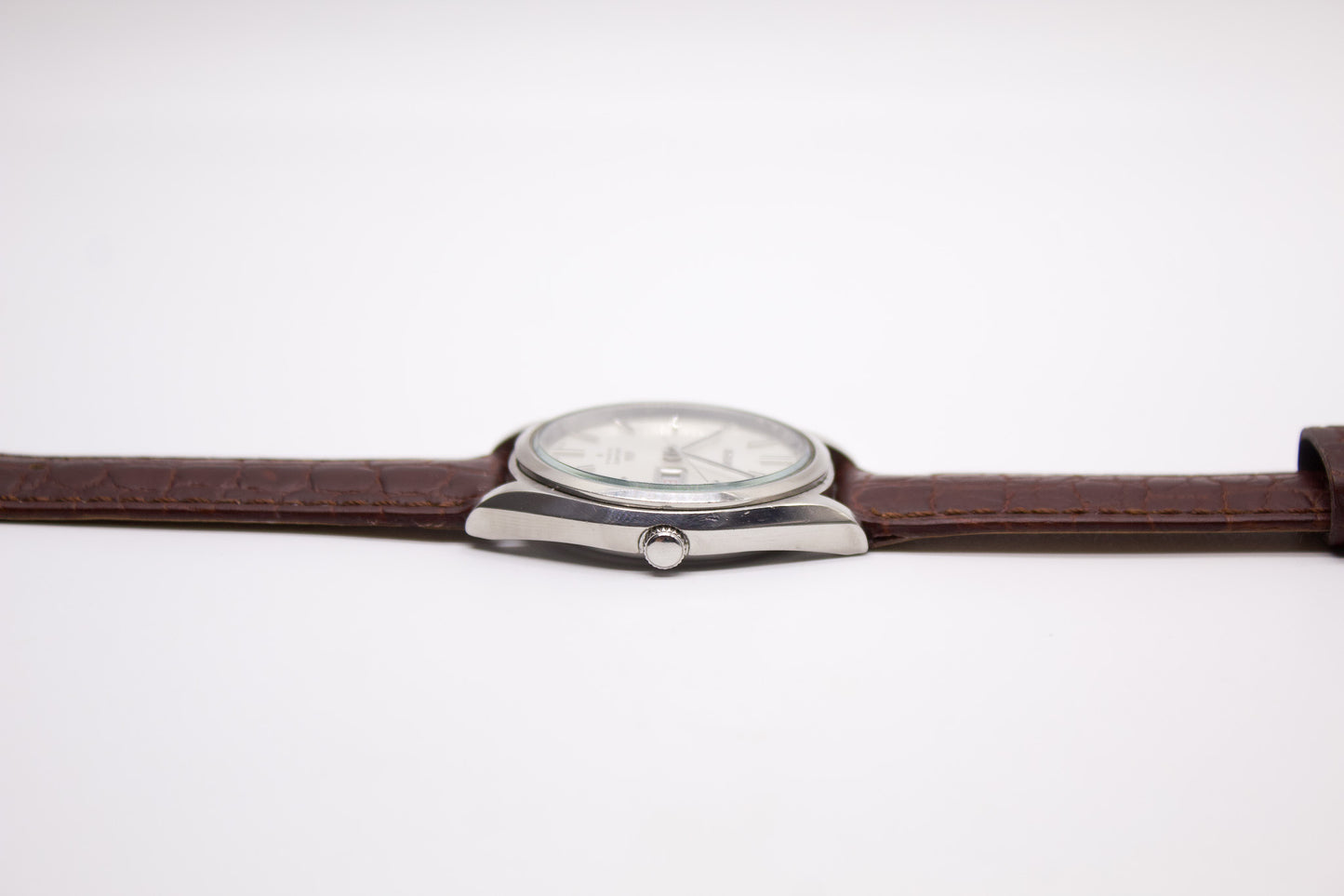 [Serviced] 1969 Seiko Lord-Matic Silver Sunburst Dial Men's Wrist-Watch