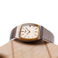 1982 Pulsar Quartz Light Golden Snowfall Dial Men's Wrist-Watch