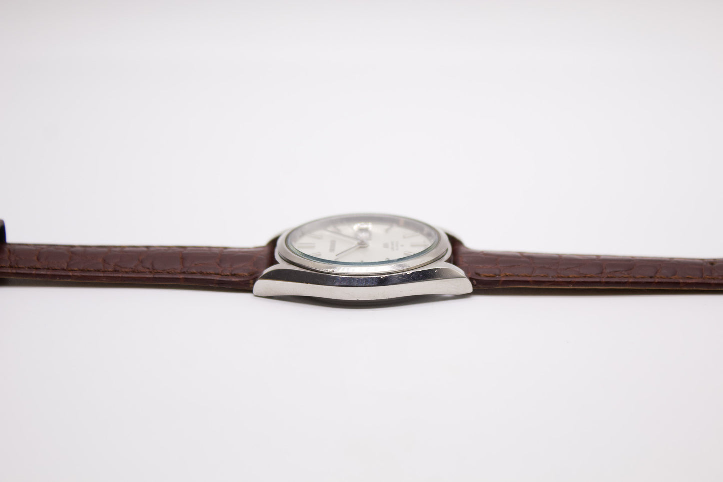 [Serviced] 1969 Seiko Lord-Matic Silver Sunburst Dial Men's Wrist-Watch