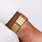 1984 Seiko Quartz 'Tank' Gold Toned Men's Wrist Watch