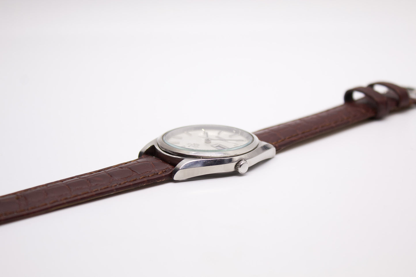[Serviced] 1969 Seiko Lord-Matic Silver Sunburst Dial Men's Wrist-Watch