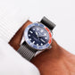 1981 Pulsar Quartz Marine Blue Dial Pepsi Diver Men's Wrist-Watch