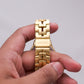 1997 Seiko Quartz Pale Golden Dial Men's Wrist-Watch W/Box