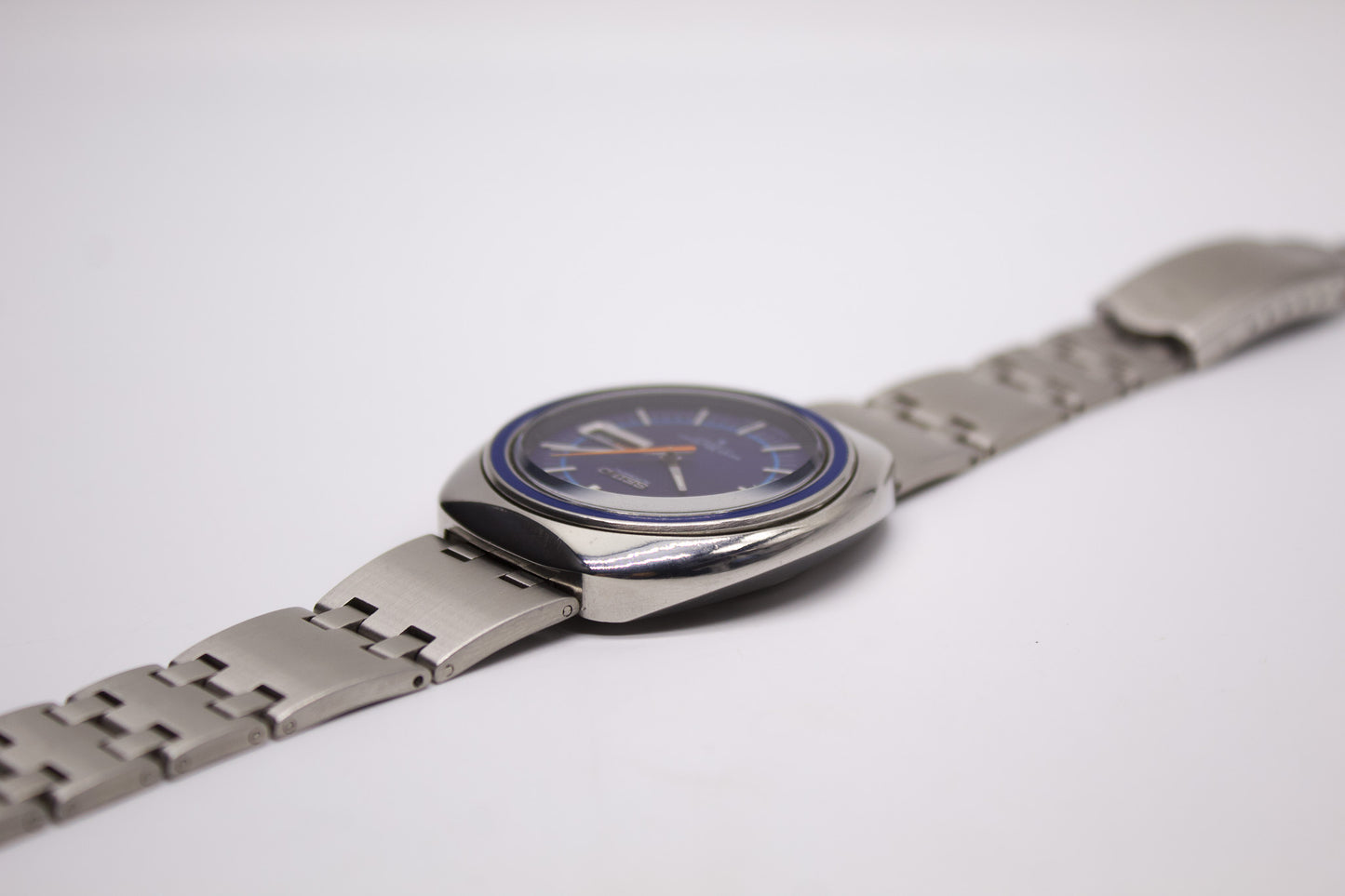 1971 Seiko Automatic Matte Blue Dial Men's Wrist-Watch