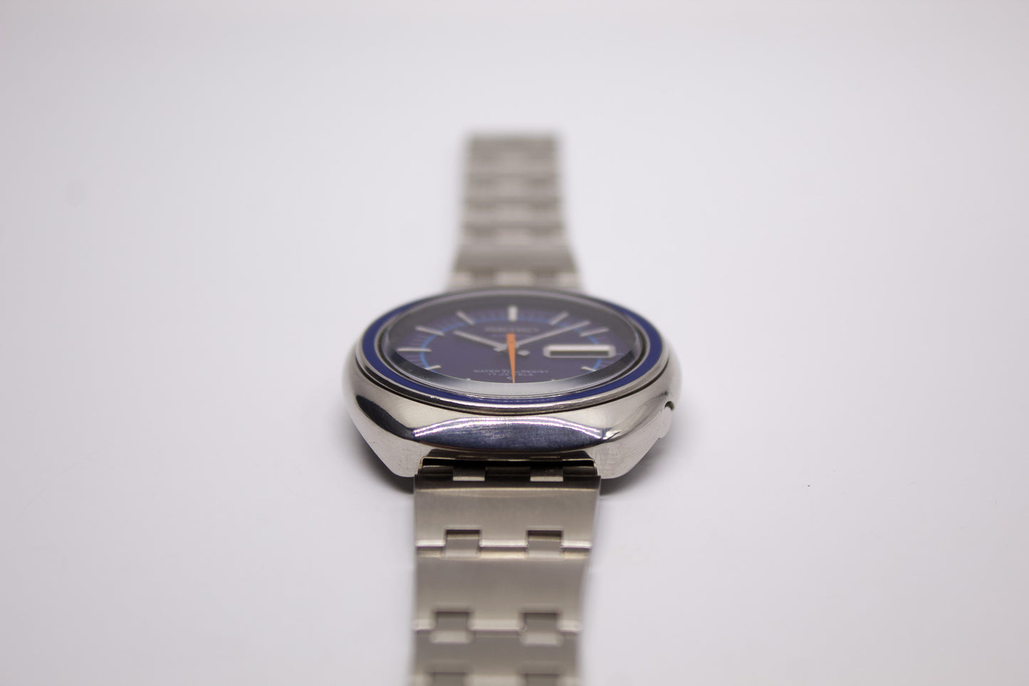 1971 Seiko Automatic Matte Blue Dial Men's Wrist-Watch