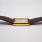2006 Pulsar Quartz Tank Pale Golden Dial Men's Wrist-Watch