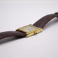 2006 Pulsar Quartz Tank Pale Golden Dial Men's Wrist-Watch