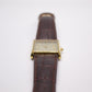 2006 Pulsar Quartz Tank Pale Golden Dial Men's Wrist-Watch