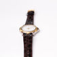 1990s Paul S. Quartz Stark White Dial Two Tone Men's Wrist-Watch