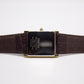 2006 Pulsar Quartz Tank Pale Golden Dial Men's Wrist-Watch