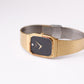1985 Pulsar Quartz Inky Black Dial Men's Wrist-Watch