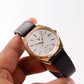 1982 Pulsar Quartz Straight Grain Silver Dial Men's Wrist-Watch