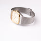 1982 Pulsar Quartz Light Golden Snowfall Dial Men's Wrist-Watch
