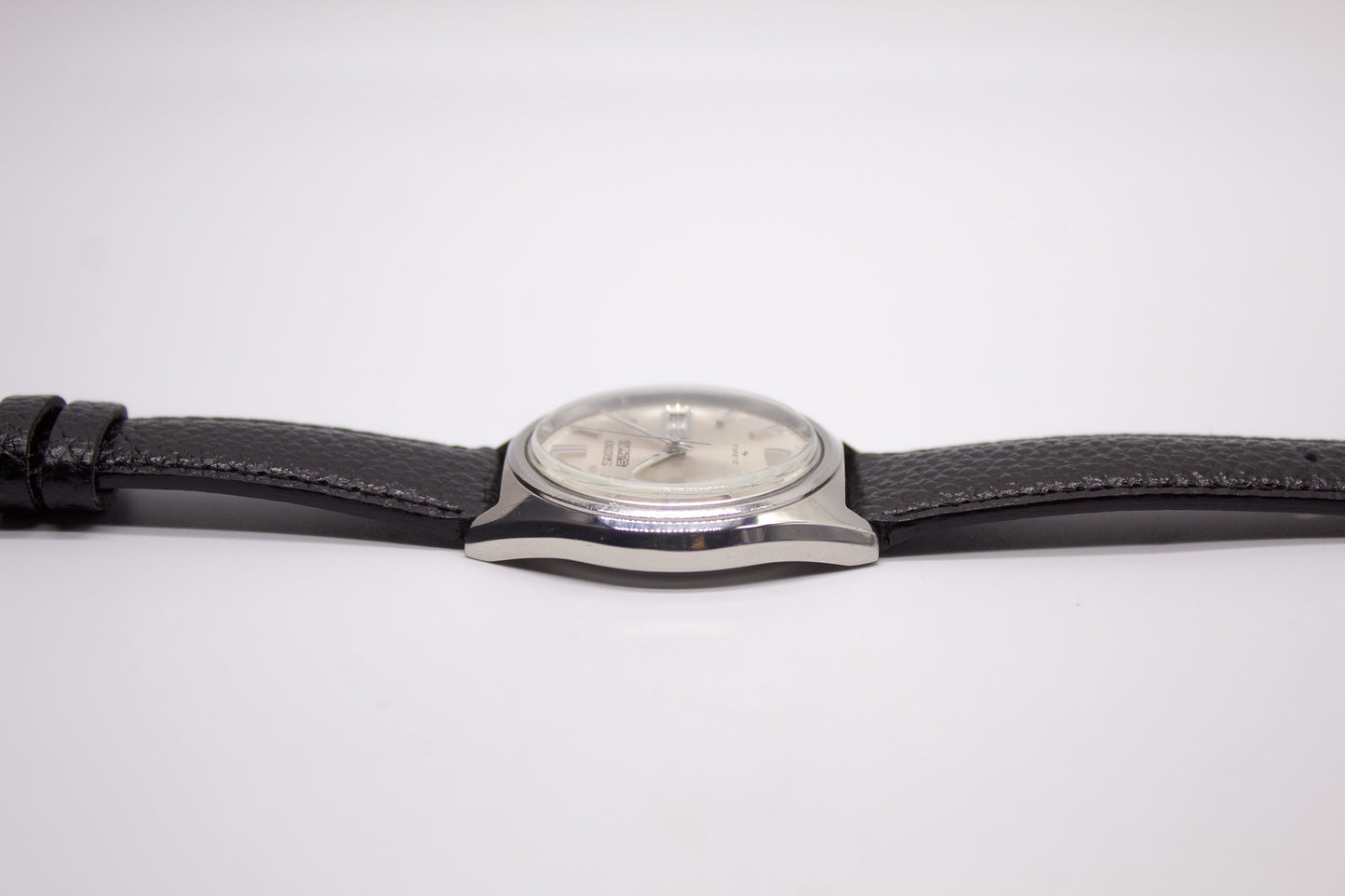 [Serviced] 1972 Seiko Actus Automatic Rose-Silver Sunburst Dial Men's Wrist-Watch