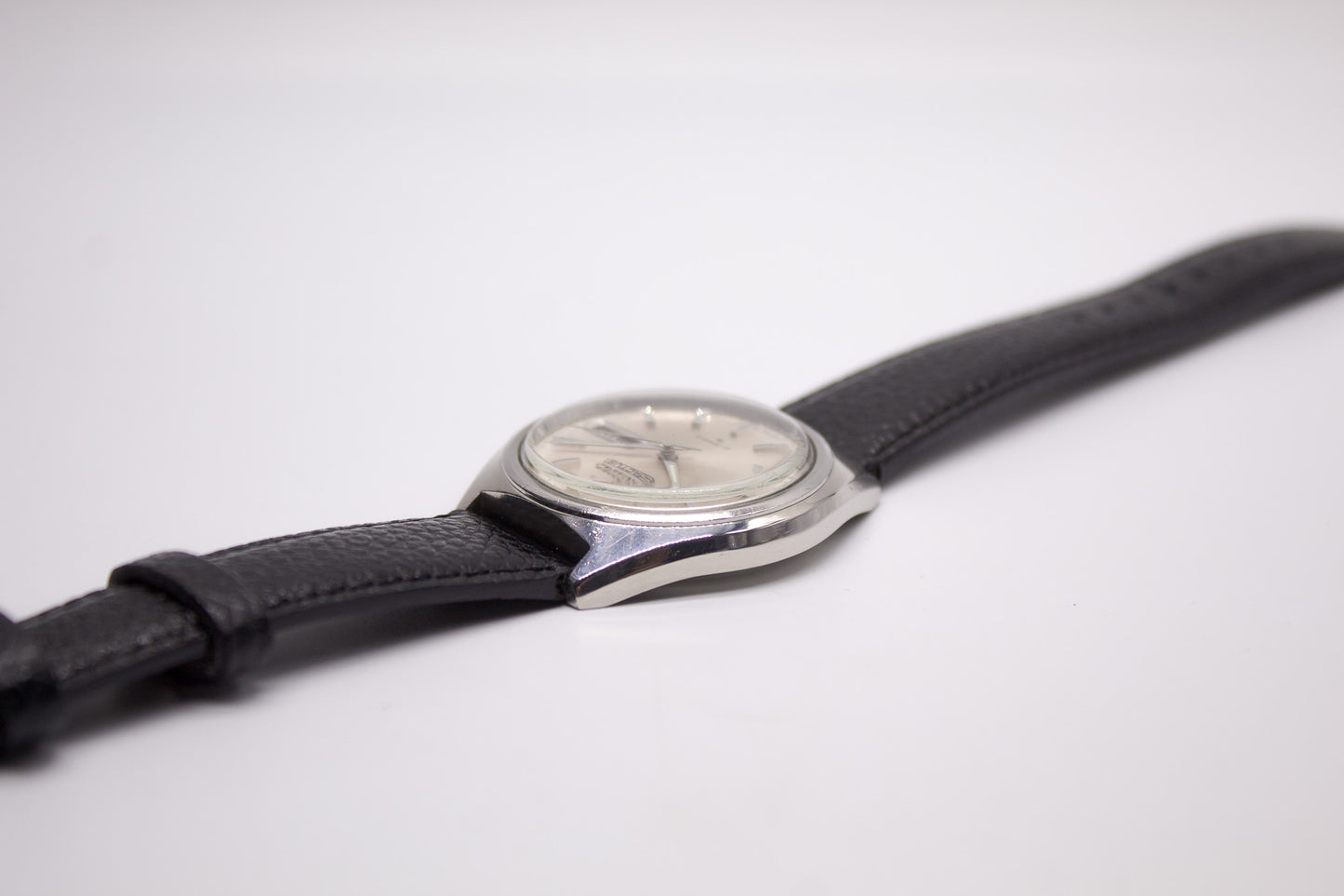 [Serviced] 1972 Seiko Actus Automatic Rose-Silver Sunburst Dial Men's Wrist-Watch