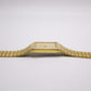 1989 Citizen Quartz Light Golden Dial Tank Men's Wrist-Watch