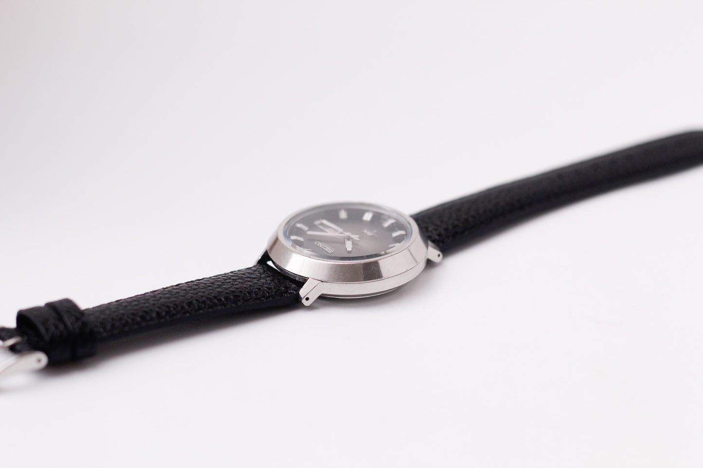[Serviced] 1974 Seiko Deluxe Automatic 'Snake Eye' Dial Men's Wrist-Watch