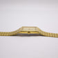 1989 Citizen Quartz Light Golden Dial Tank Men's Wrist-Watch