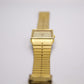 1989 Citizen Quartz Light Golden Dial Tank Men's Wrist-Watch