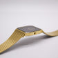 1994 Pulsar Quartz Straight Grain Black Dial Men's Wrist-Watch W/Box & Tag