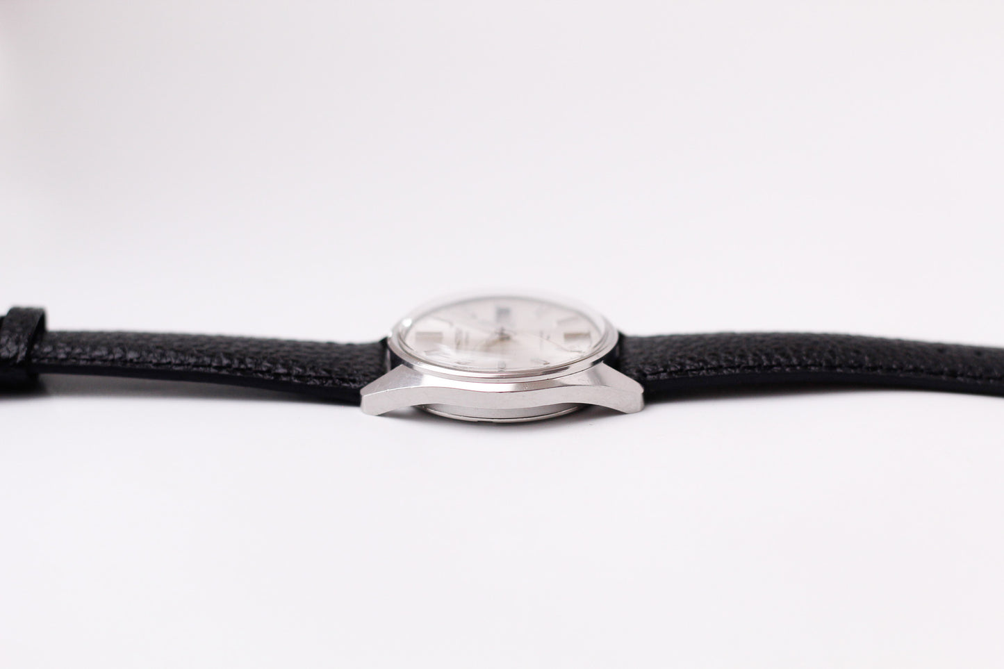 1977 Seiko Automatic Silver Sunburst Dial Men's Wrist-Watch