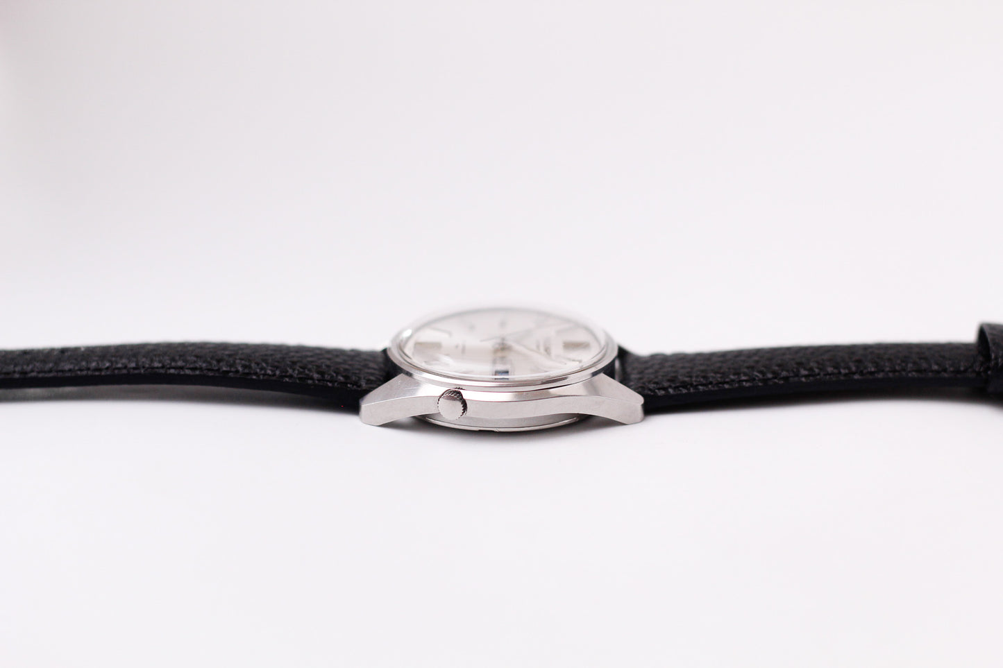 1977 Seiko Automatic Silver Sunburst Dial Men's Wrist-Watch