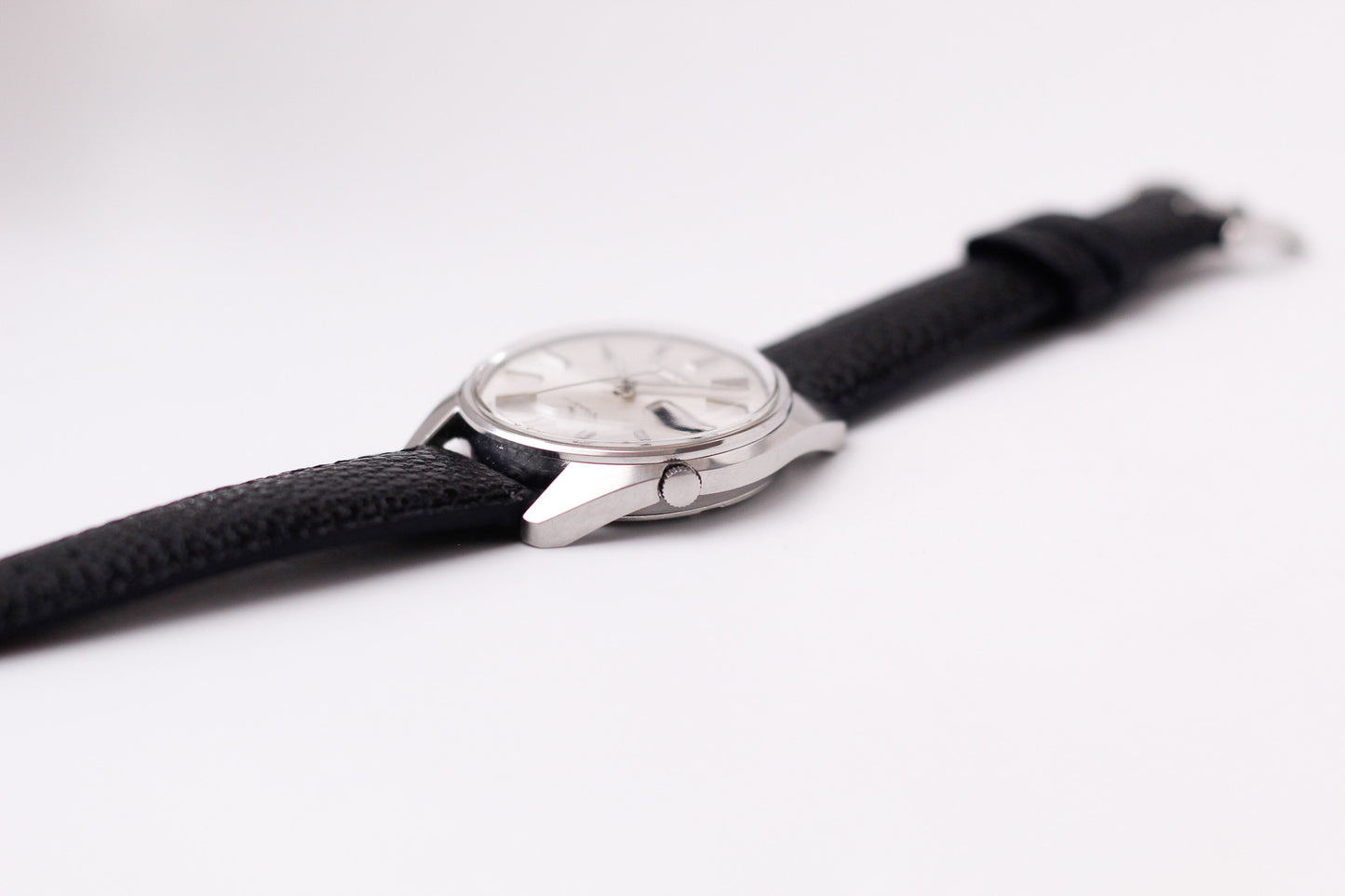 1977 Seiko Automatic Silver Sunburst Dial Men's Wrist-Watch
