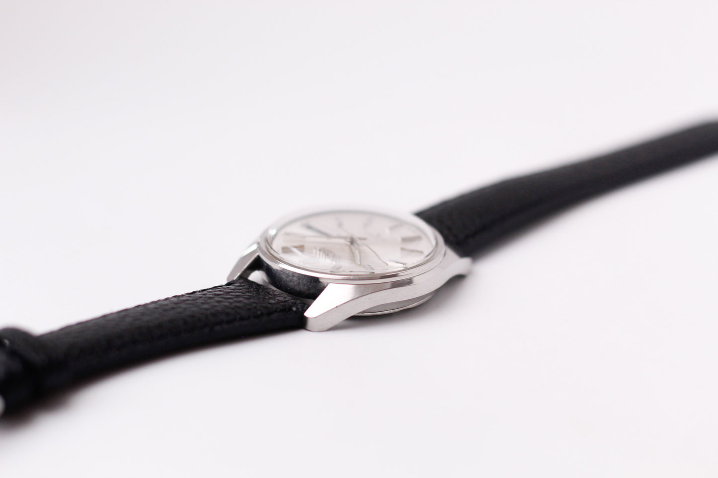 1977 Seiko Automatic Silver Sunburst Dial Men's Wrist-Watch