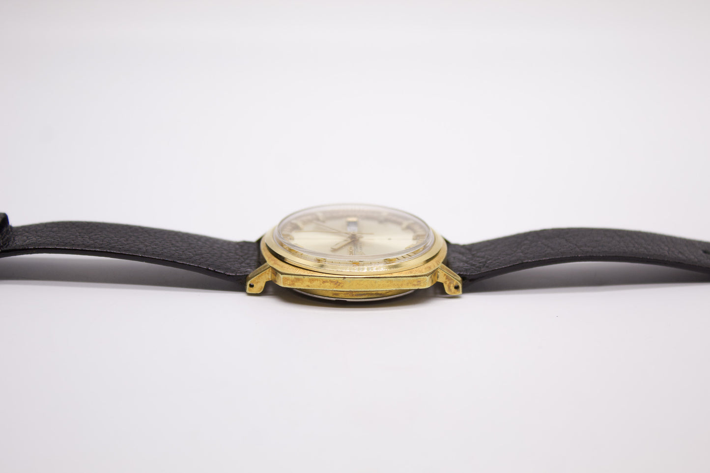 [Serviced] 1969 Seiko 5 Automatic Champagne Dial Men's Wrist-Watch