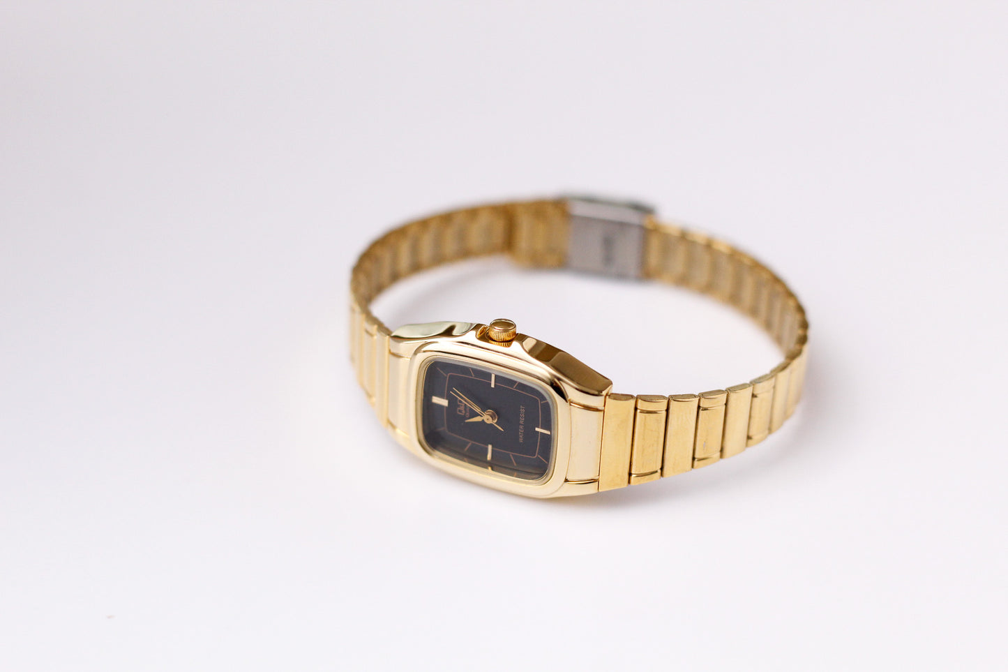 [Near Mint] 1990s Citizen Q&Q Inky Black Dial Ladies' Wrist-Watch