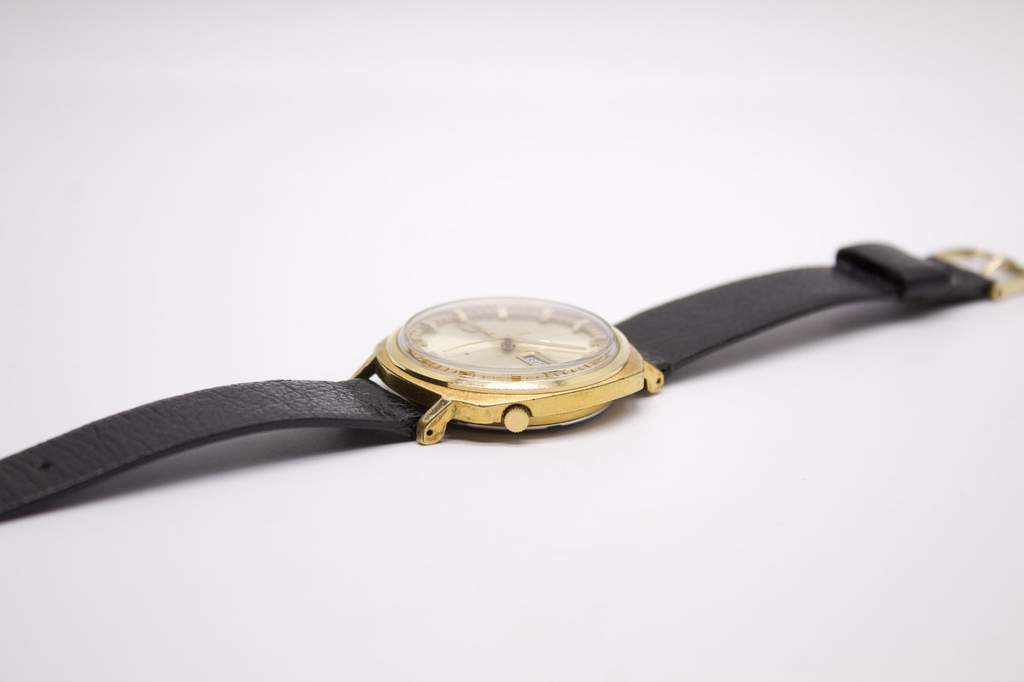 [Serviced] 1969 Seiko 5 Automatic Champagne Dial Men's Wrist-Watch