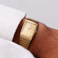 [Near Mint] 1988 Seiko Quartz Golden Tank Men's Wrist-Watch W/Box