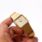 1993 Citizen Quartz Golden 'Tank' Men's Wrist-Watch