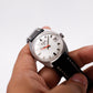 [Serviced] 1970s Elgin Mechanical Silver Sunburst Dial Men's Wrist-Watch