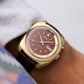 [Serviced] 1971 Seiko Bell-Matic Chocolate Brown Dial Men's Wrist-Watch