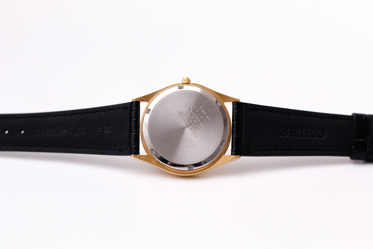 1998 Citizen CQ 'Baby Day-Date' Golden Sunburst Dial Men's Wrist-Watch