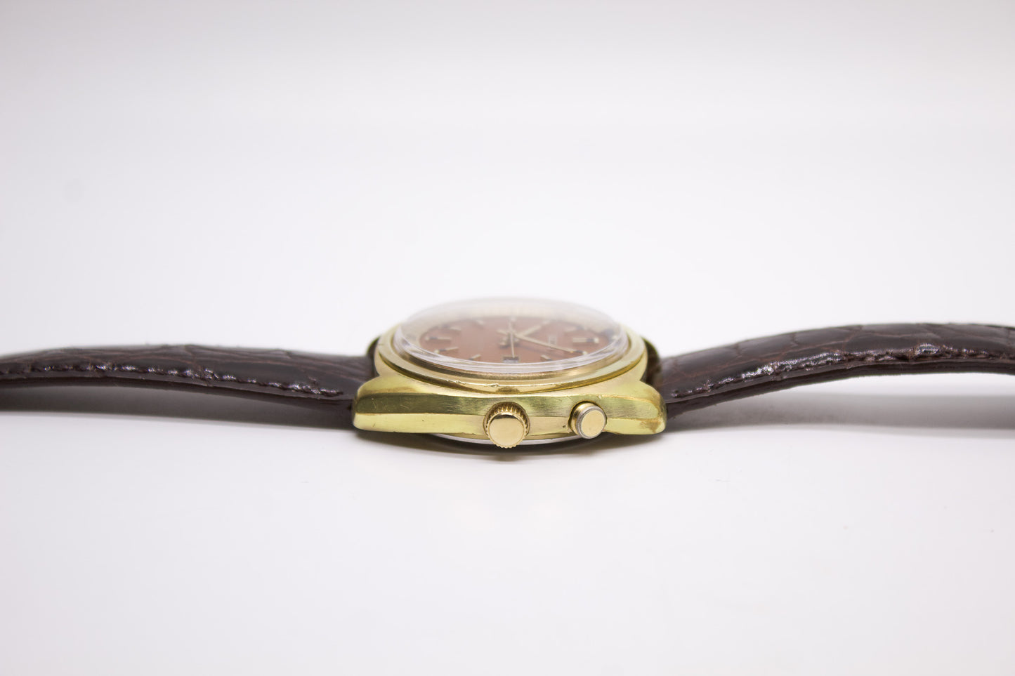 [Serviced] 1971 Seiko Bell-Matic Chocolate Brown Dial Men's Wrist-Watch