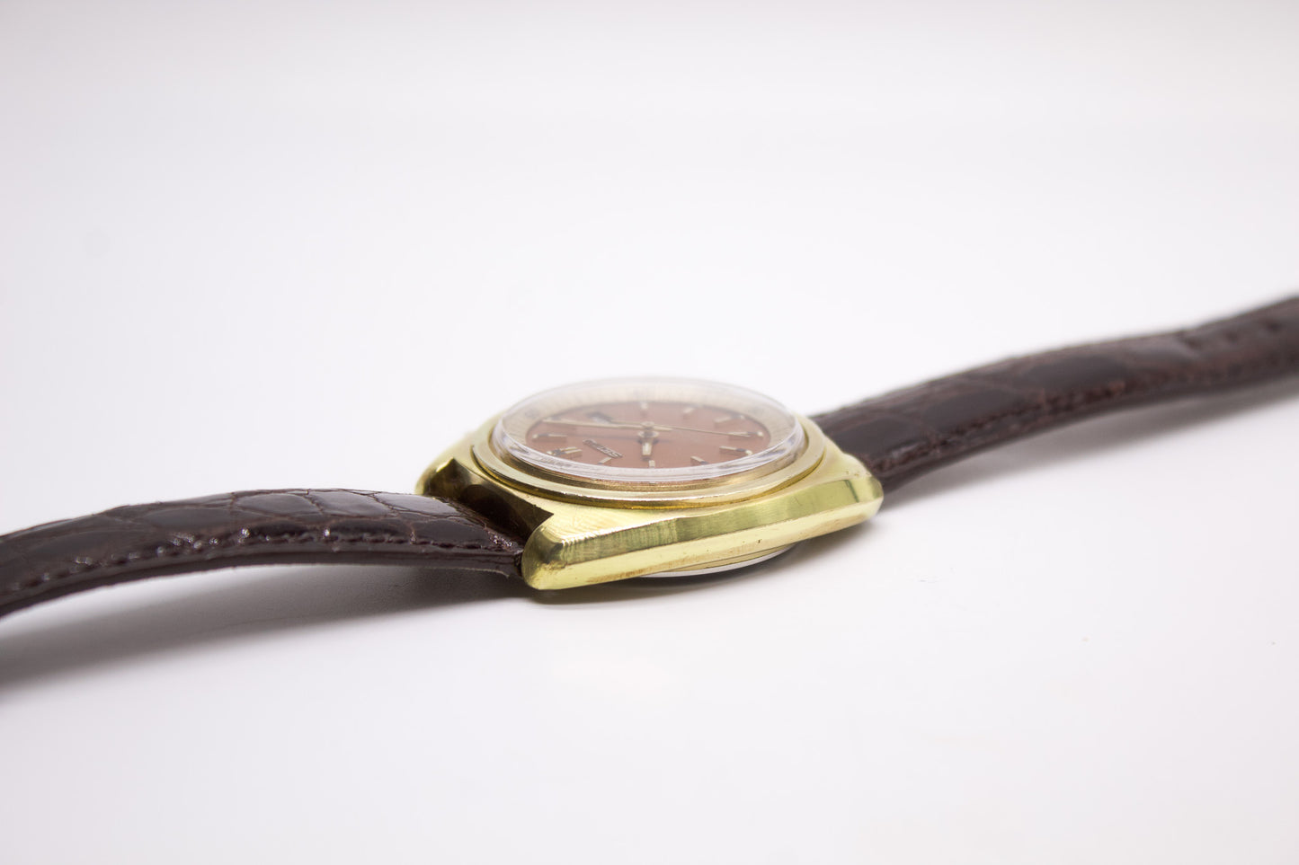 [Serviced] 1971 Seiko Bell-Matic Chocolate Brown Dial Men's Wrist-Watch