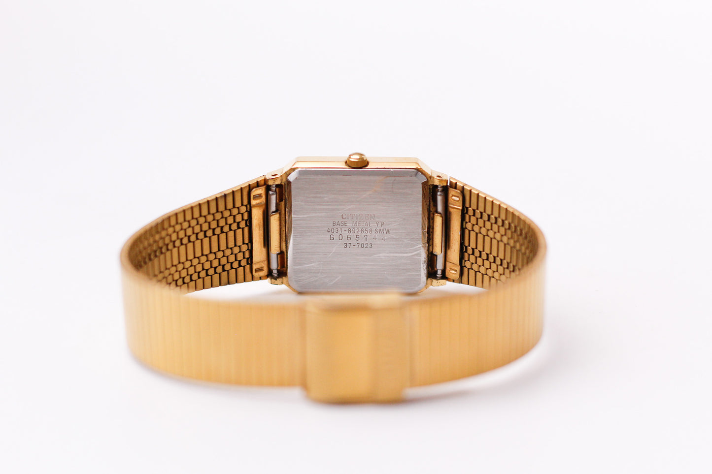 1993 Citizen Quartz Golden 'Tank' Men's Wrist-Watch