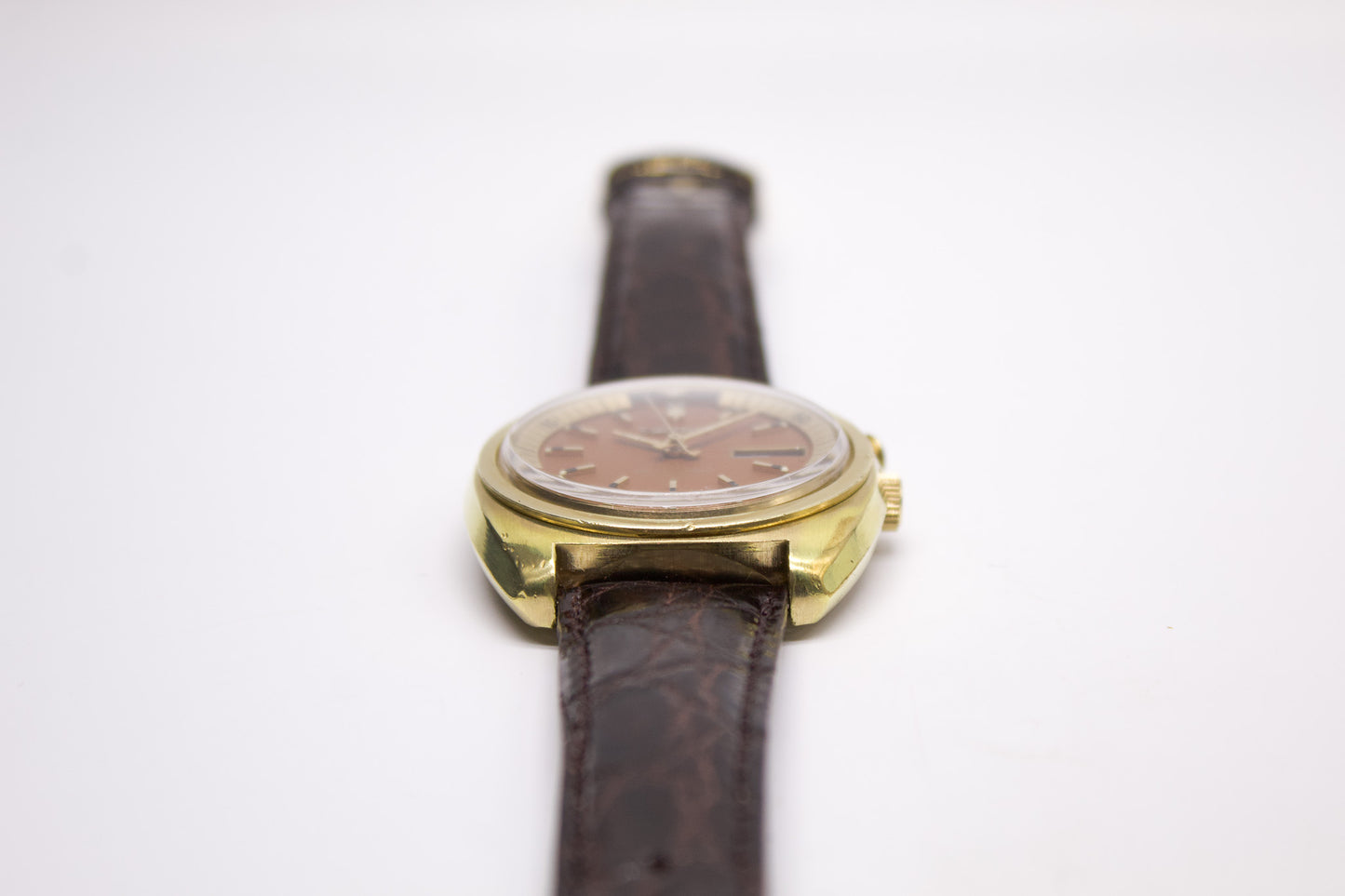 [Serviced] 1971 Seiko Bell-Matic Chocolate Brown Dial Men's Wrist-Watch