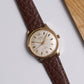 [Serviced] 1960s Benrus Golden Linen Dial Automatic Men's Wrist-Watch