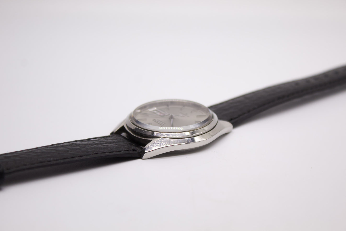[Serviced] 1971 Seiko Lord-Matic Golden Gray Sunburst Dial Men's Wrist-Watch