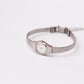1992 Pulsar Quartz Straight Grain Silver Dial Ladies' Wrist-Watch W/Box