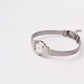 1992 Pulsar Quartz Straight Grain Silver Dial Ladies' Wrist-Watch W/Box