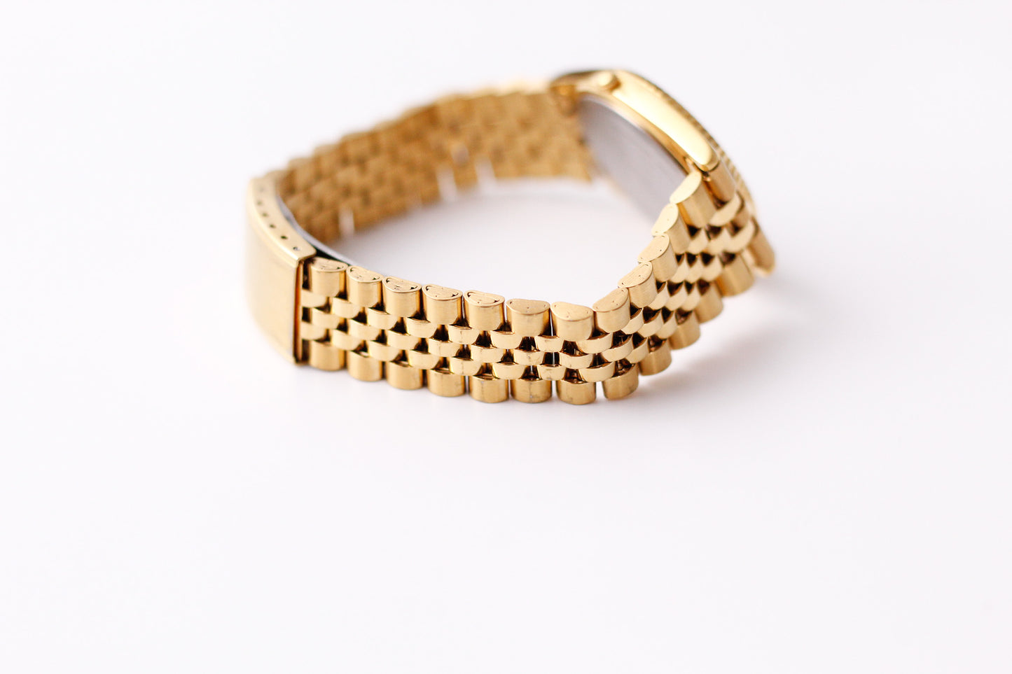 2005 Pulsar Quartz 'Baby Presidential' Inky Black Dial Men's Wrist-Watch