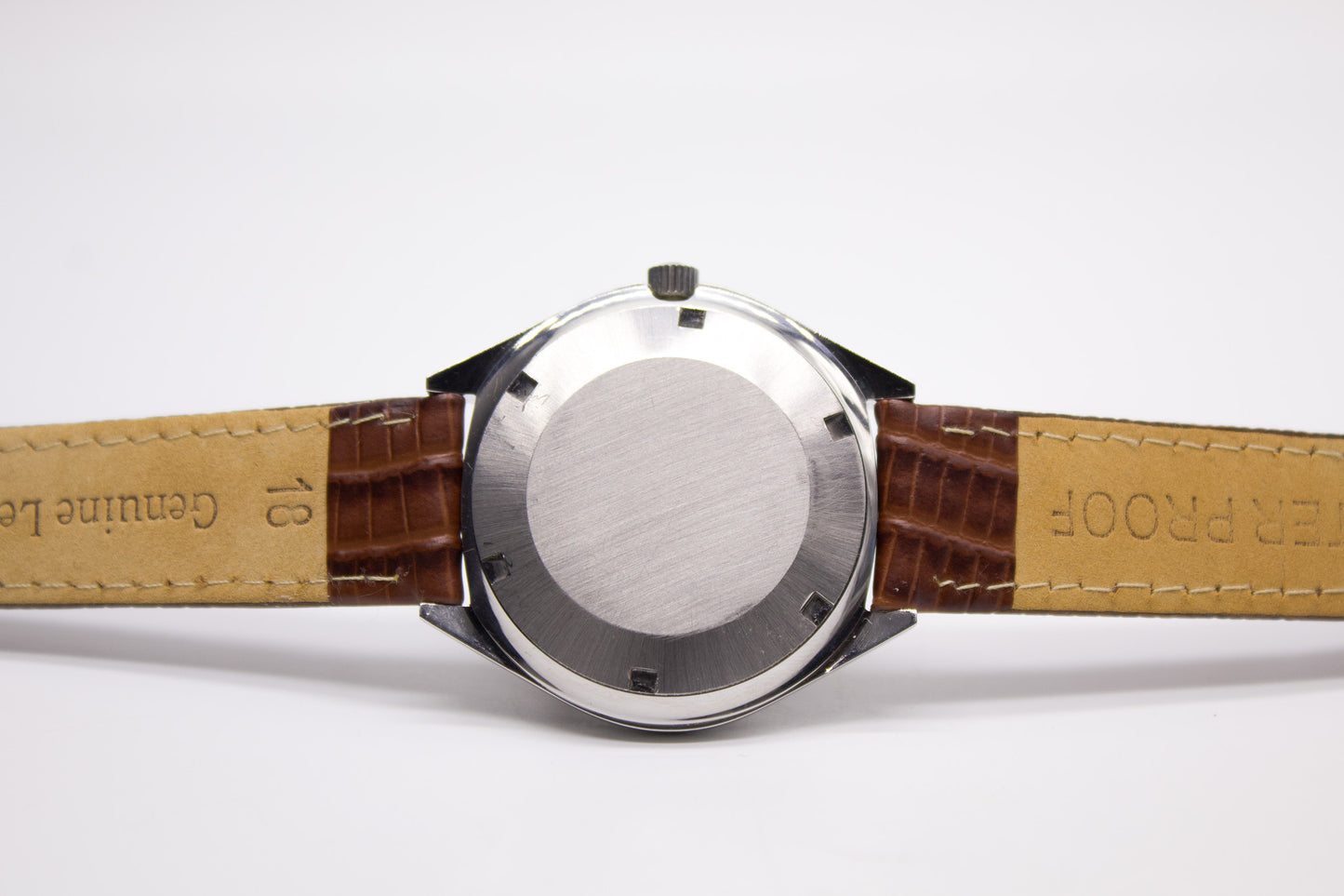 [Serviced] 1970s Tissot Seastar Automatic Silver Linen Dial Men's Wrist-Watch