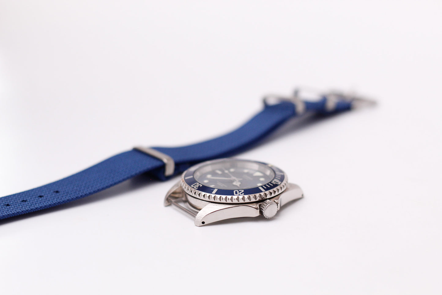 1990s Casio 'Baby Submariner' Marine Blue Dial Men's Wrist Watch