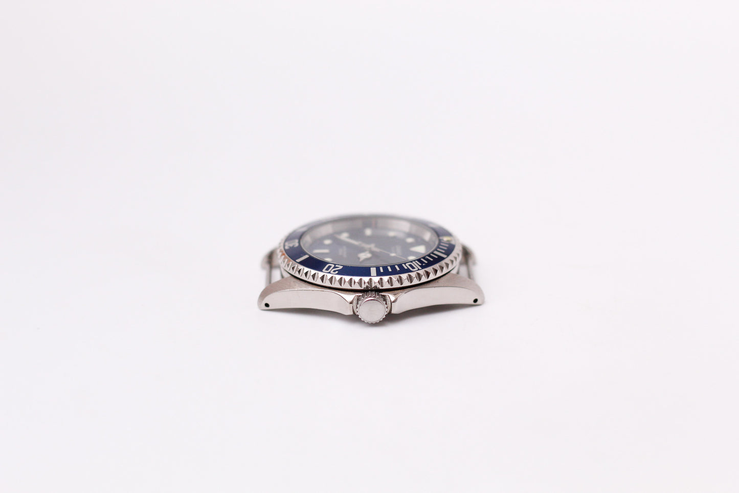 1990s Casio 'Baby Submariner' Marine Blue Dial Men's Wrist Watch