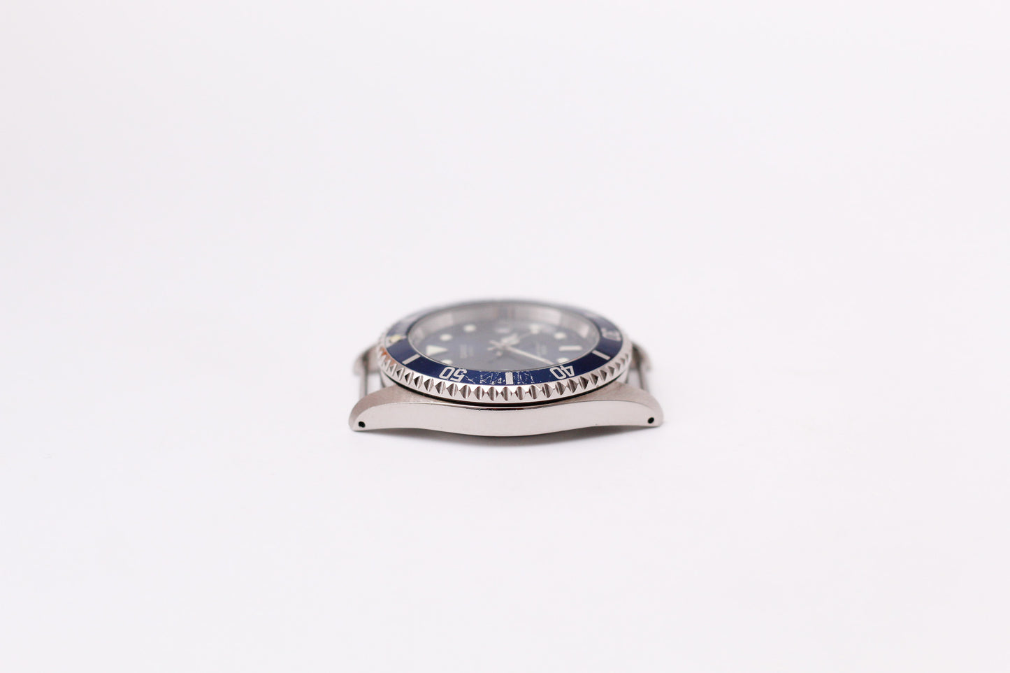1990s Casio 'Baby Submariner' Marine Blue Dial Men's Wrist Watch